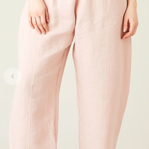 Rose Linen Trousers - Picture 3 of 9